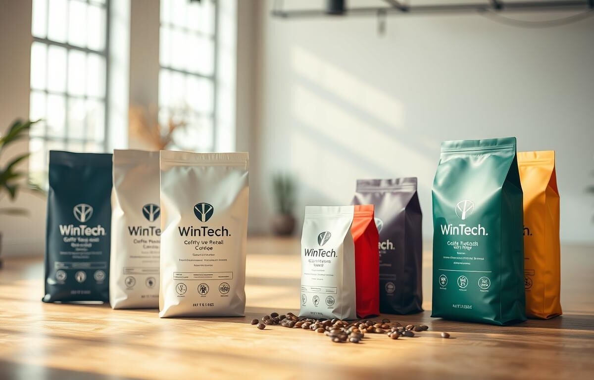 packaging of coffee beans