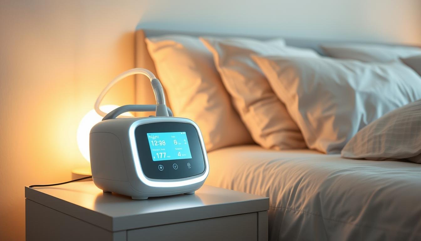 呼吸機 結合 睡眠呼吸機 的夜間使用記錄